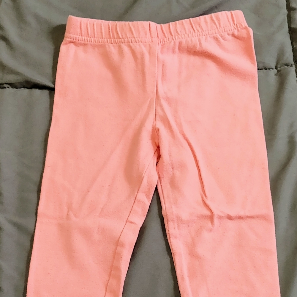 Pink stretchy kids pants
